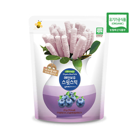 Taste the Rainbow: Organic Rice Puffs with Sweet and Colorful Sticks