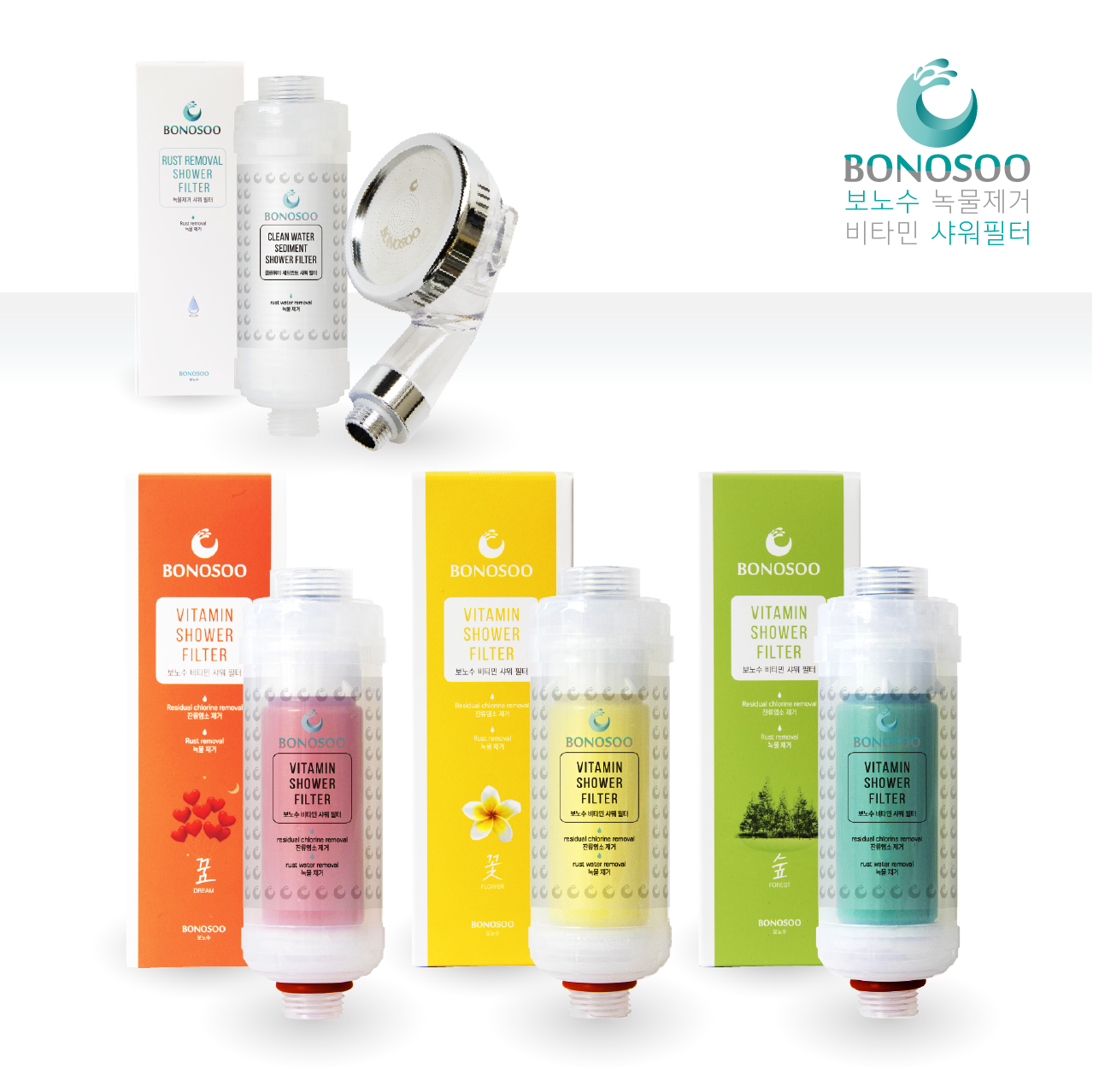 Shower filter and Shower head gift set