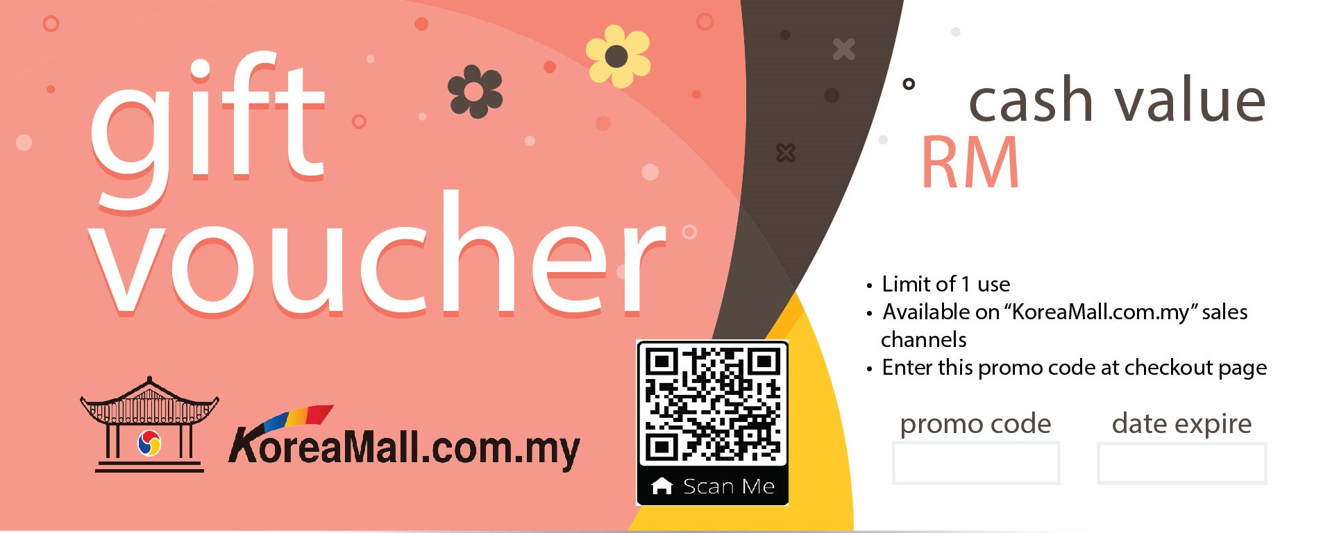 Gift Card for Koreamall.com.my (RM 50)