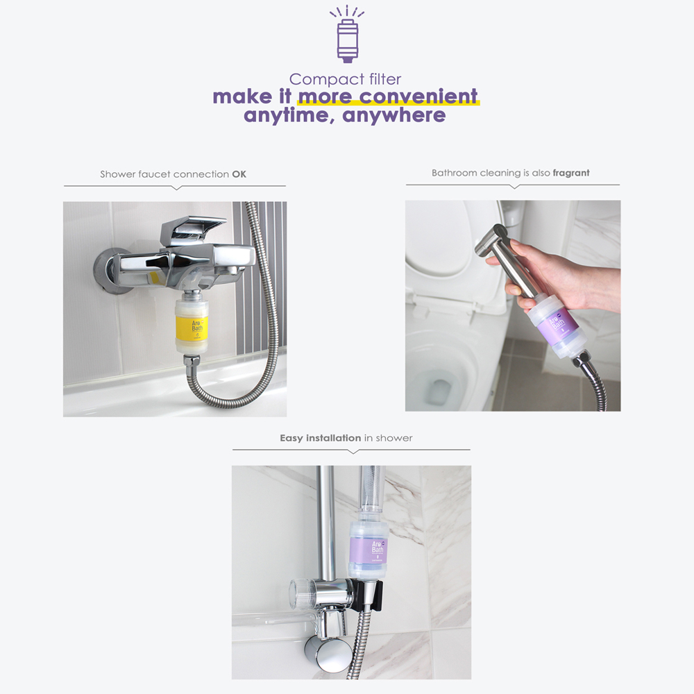 [Dewbell] Aro-Bath MINI Vitamin Filter / SHOWER-AE LINE UP / Product from Korea