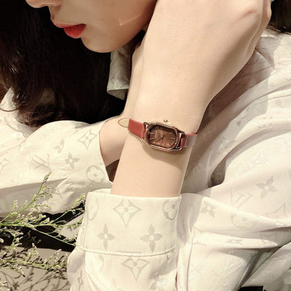 Jam Tangan Fesyen Wanita Korea Julius JA-1112D (Merah Jambu)