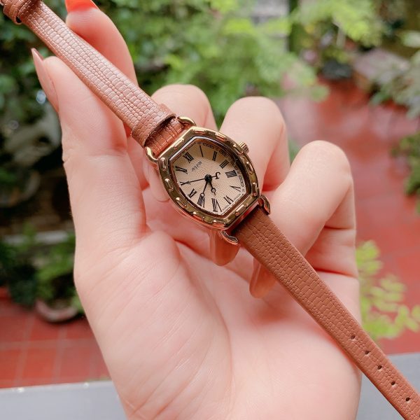 Julius JA-544E 韩国女士时尚手表（棕色）