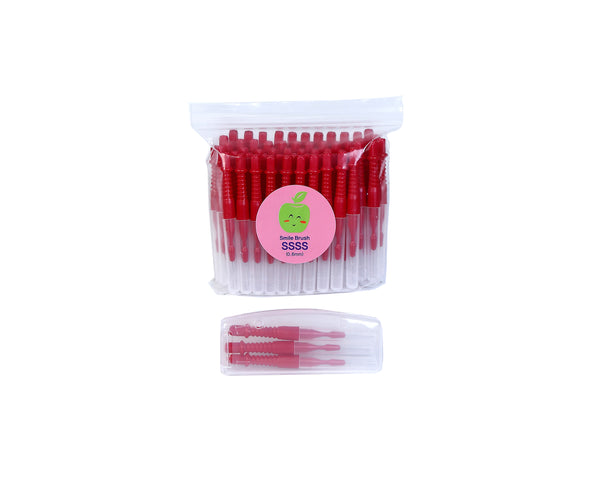 🇰🇷 50Pcs Smile Brush Type I-Shaped Interdental Brush/ Dental Floss brush/Small brush