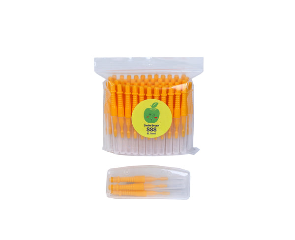 🇰🇷 50Pcs Smile Brush Type I-Shaped Interdental Brush/ Dental Floss brush/Small brush