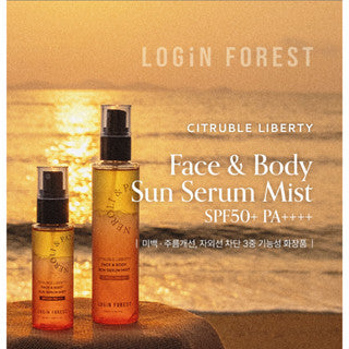 LOGiN FOREST Citruble Liberty Face & Body Sun Serum Mist SPF50+ 120ml