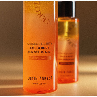 LOGiN FOREST Citruble Liberty Face & Body Sun Serum Mist SPF50+ 120ml