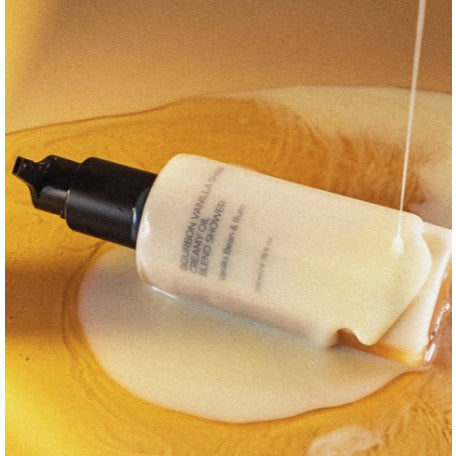 LOGiN FOREST Bourbon Vanilla Shaw Creamy Oil Blend Shower 200ml (Premium Perfume Body Cleanser - Vanilla Scent)