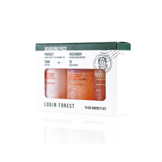 LOGiN FOREST To go Amenity Kit/ Travel Kit Figwoodique & Citruble Liberty