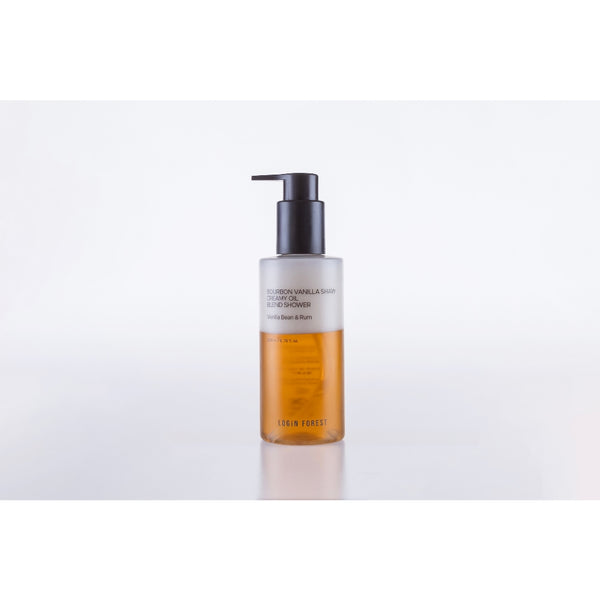 LOGiN FOREST Bourbon Vanilla Shaw Creamy Oil Blend Shower 200ml (Premium Perfume Body Cleanser - Vanilla Scent)