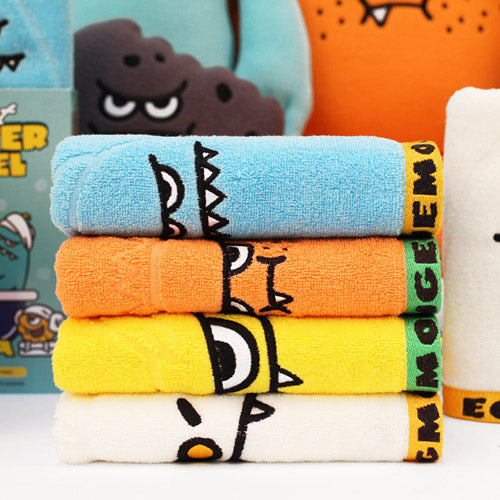 Sweet Monster Jaggard Color Towel Set (5pcs/set)