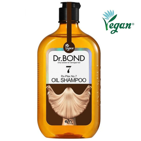 Dr.BOND Rx-Plex No.7 Oil Shampoo Vegan No Sulfates Parabens Silicon (370g)