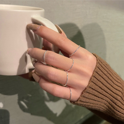 Daily Korean Thread ring sets (5 pcs)