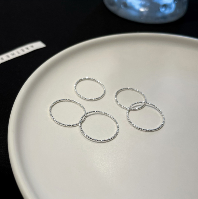 Daily Korean Thread ring sets (5 pcs)
