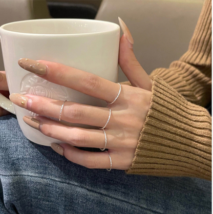 Daily Korean Thread ring sets (5 pcs)